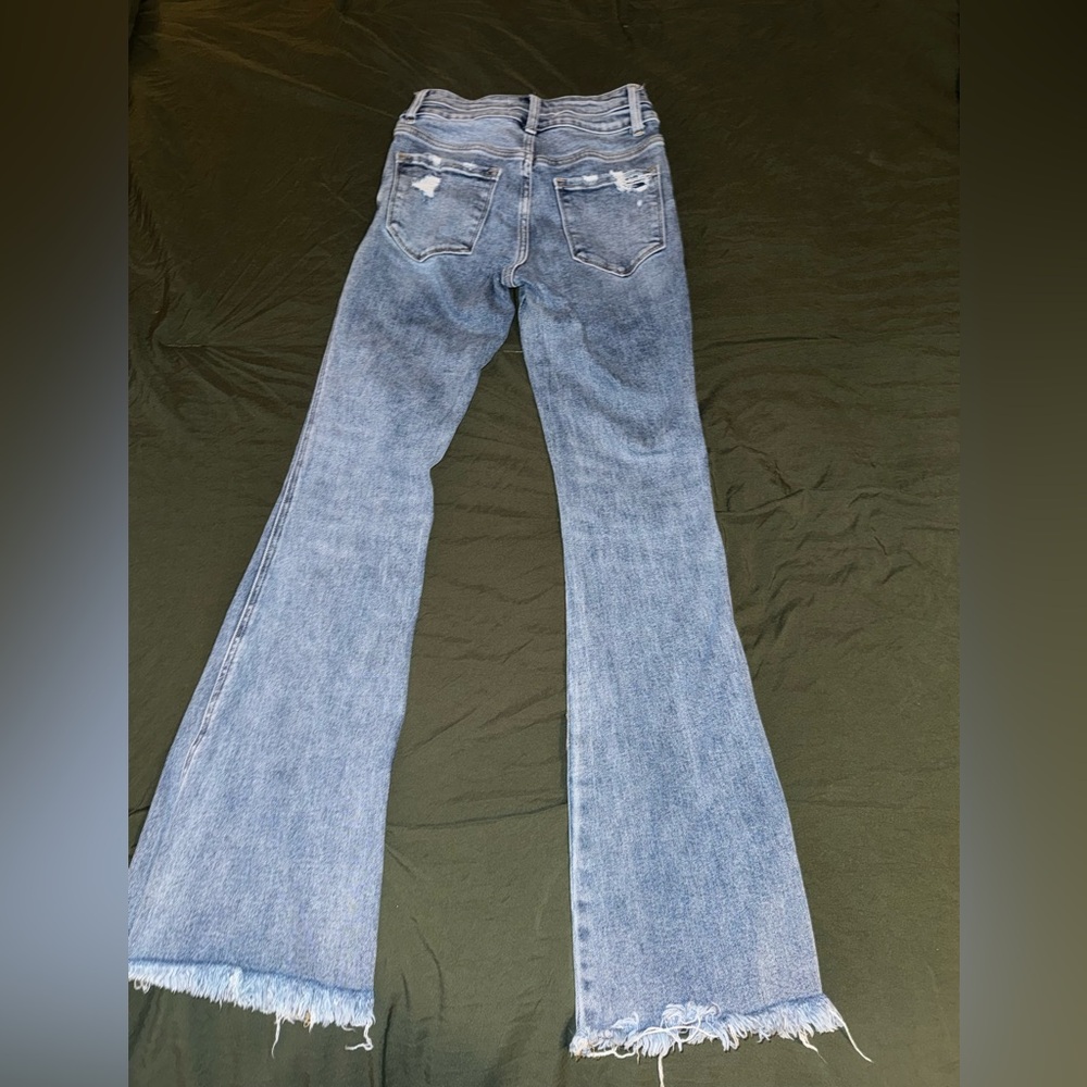 Flying Monkey Light Blue Flare Jeans - Picture 2 of 3